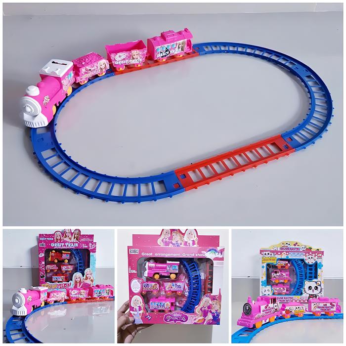 Gambar MAINAN ANAK KERETA EXPRESS KLASIK RAIL KING No.8235-1 - Kereta Pink dari A.R.A.F.A undefined Tokopedia