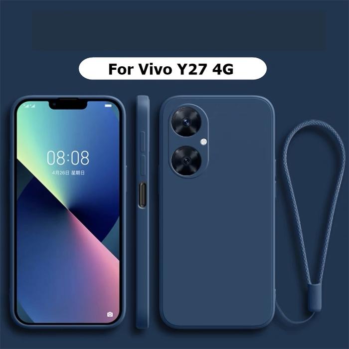 Gambar CASE untuk VIVO Y27 4G SOFT CASE BABY SKIN FREE TALI MICROFIBER SILIKON HP - Biru, VIVO Y27 4G dari KORI ACCESSORIES undefined Tokopedia