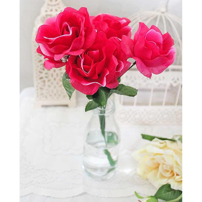 Gambar bunga plastik hias artificial mawar rose ross ros / flower flowers B - A4 dari Shabina Fleuriste undefined Tokopedia