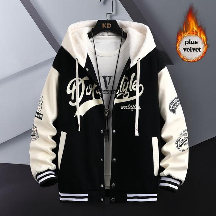 Gambar Jaket Baseball Varsity Pria Full Bordir / Jaket Varsity Pria Vintage - Hitam, M dari Juragan jaket01 undefined Tokopedia