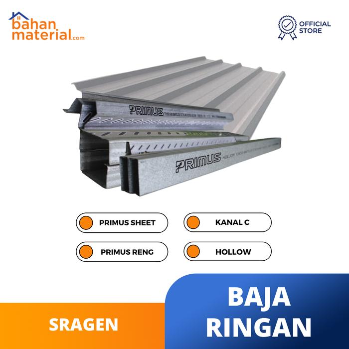 Gambar Baja Ringan Kanal C, Hollow & Primus Reng Cabang Sragen - KC75X28 T=60 6M dari BahanMaterial com undefined Tokopedia
