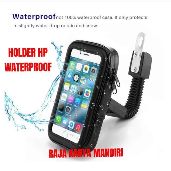 Gambar HOLDER HP MOTOR TAS MOTOR UKURAN 6,3 INCH WATERPROOF - HOLDER SPION dari Raja Karya Mandiri_NEW undefined Tokopedia