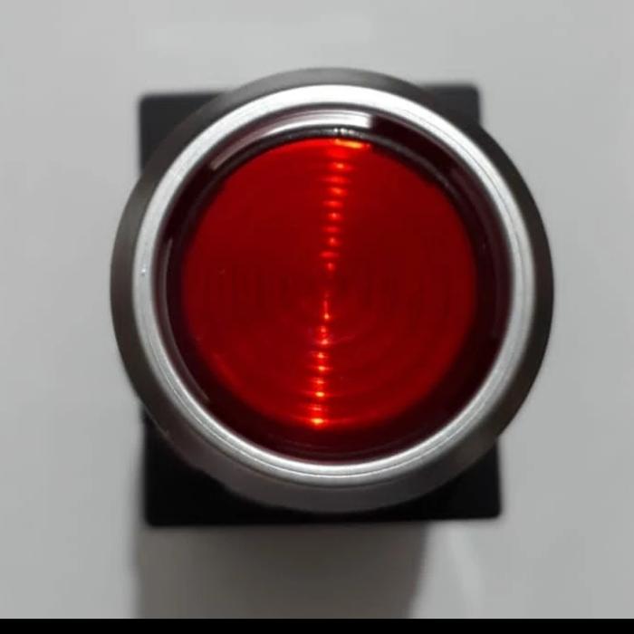 Gambar Push Button Hanyoung 25mm Illuminated Merah Hijau 12-24V DC/AC - Merah dari Jagoan Listrik undefined Tokopedia