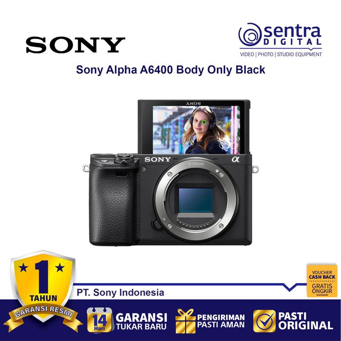 Gambar Sony Alpha A6400L E PZ 16-50mm F3.5-5.6 OSS Black - BO dari Sentra Digital undefined Tokopedia