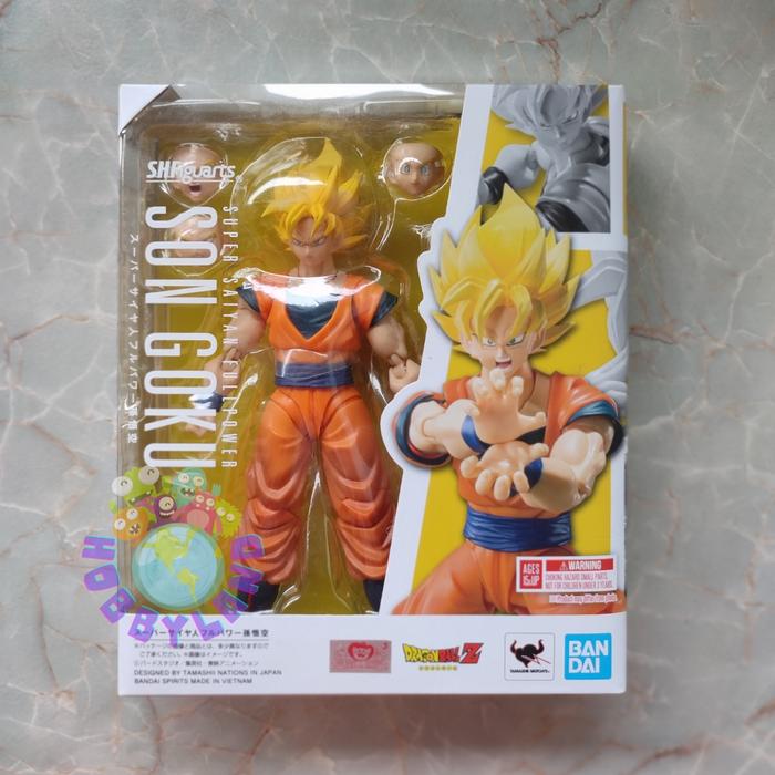 Gambar ACTION FIGURE SHF DRAGON BALL SUPER SAIYAN GOKU FULL POWER ORIGINAL dari HOBBYLAND BDG undefined Tokopedia