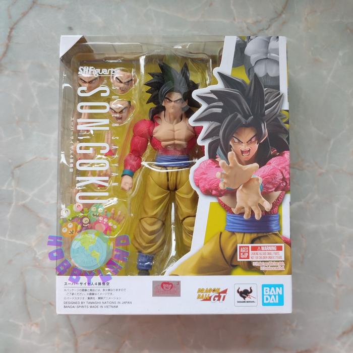 Gambar ACTION FIGURE SHF DRAGON BALL SUPER SAIYAN 4 SON GOKU ORIGINAL dari HOBBYLAND BDG undefined Tokopedia
