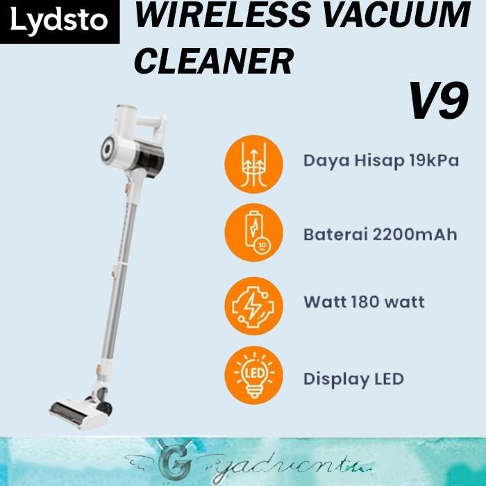 Gambar Deerma VC20+ VC20 Plus Wireless Vacuum Vakum Cleaner 8000Pa 150W VC811 - LYDSTO V9 WHITE dari GADVENTIA undefined Tokopedia