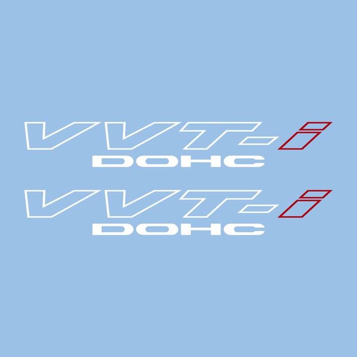 Gambar Sticker Aksesoris Mobil Universal VVT-I Dohc 01 - Putih, 25CM dari Diskon Termurah Sticker Shop undefined Tokopedia