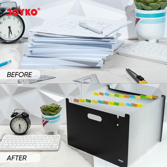Jual Joyko Expanding File A4 25 Pockets Organizer / Map Harmonika Ef ...