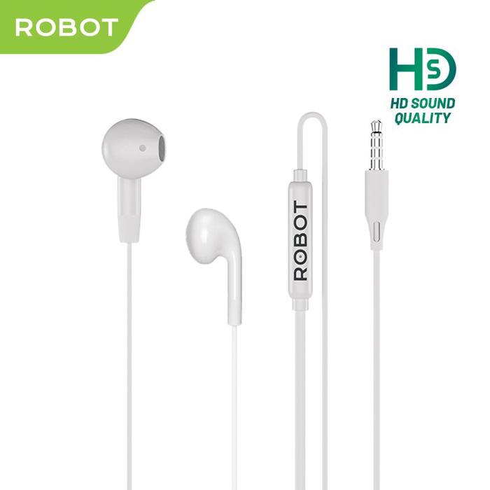 Promo Robot RE50 Earphone Wired Headset In Ear Deep Bass High