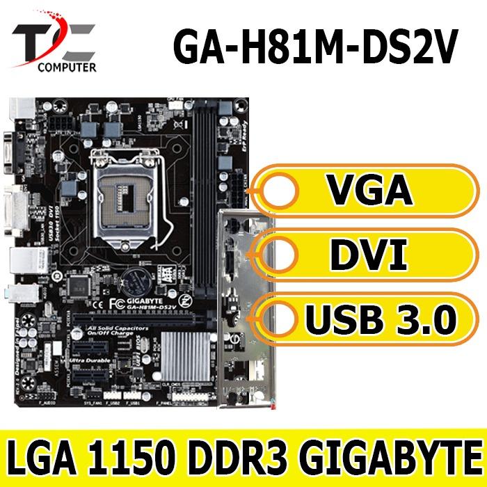 Gambar Mainboard Motherboard Mobo Socket Intel LGA 1150 H81 Micro - GA H81M DS2V dari TECH COMP JAYA undefined Tokopedia