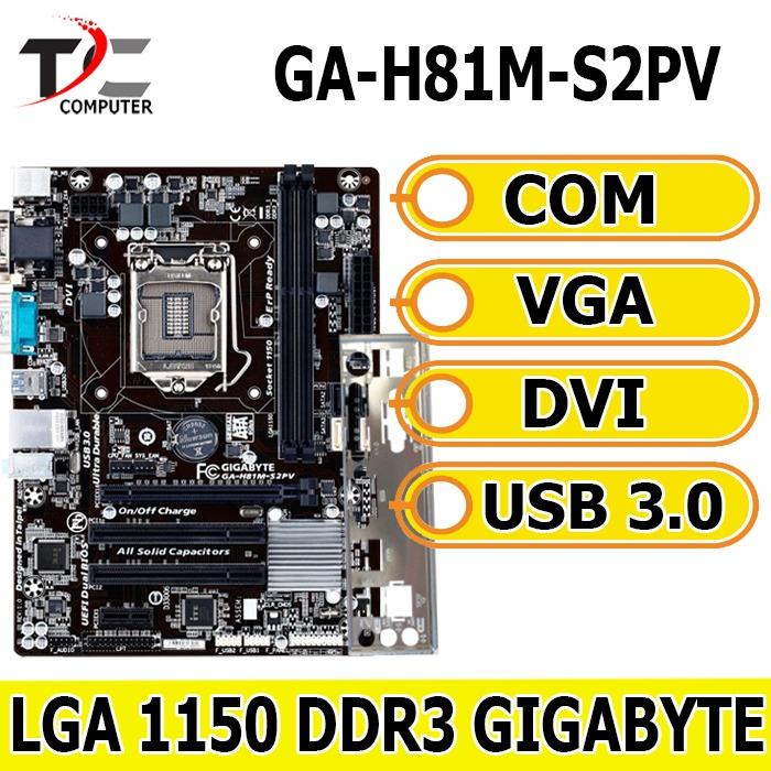 Gambar Mainboard Motherboard Mobo Socket Intel LGA 1150 H81 Micro - GA H81M S2PV dari TECH COMP JAYA undefined Tokopedia