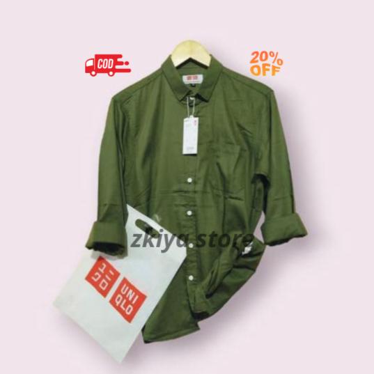 kemeja basic uniqlo