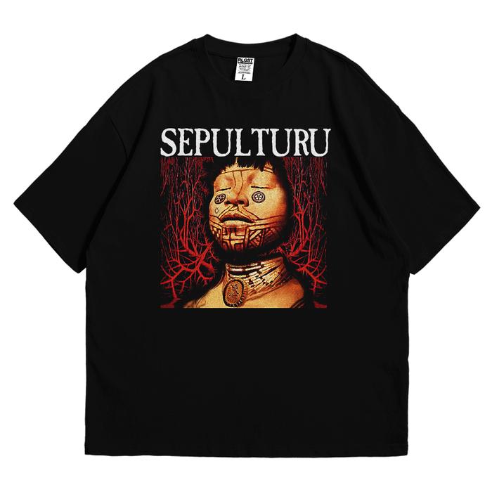 Gambar Rollingstout Tshirt - Sepultura Turu | Kaos Band Metal Rock - Hitam, S dari Rollingstout undefined Tokopedia