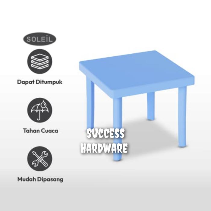 Gambar SOLEIL MEJA TERAS / END TABLE - LIGHT - Biru Muda dari Success Hardware undefined Tokopedia