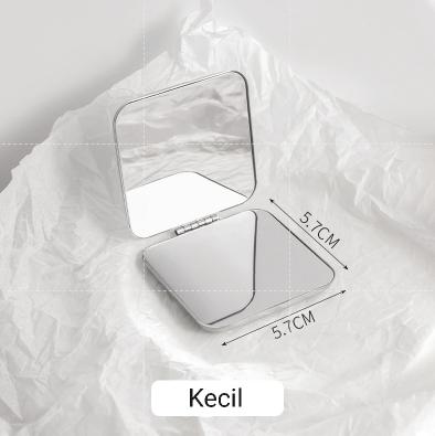 Gambar Cermin Lipat Dua Sisi Buat Saku Cermin Mini Portable Mirror - Persegi Kecil dari tokoeasy88 undefined Tokopedia