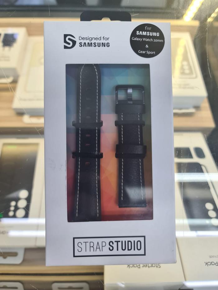Gambar Strap Studio 20mm Samsung Galaxy Watch 40mm 42mm Original - Black dari H2 Cellular Store undefined Tokopedia