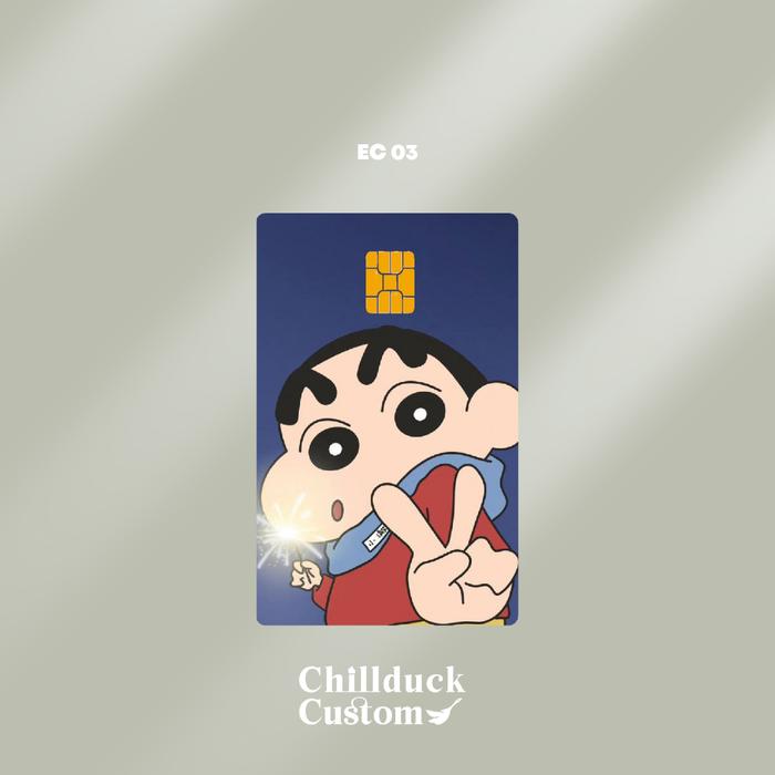 Gambar Flazz Gen 2 BCA Emoney mandiri Brizzi Shinchan Custom Nama UV Print - EC03, Flazz Gen 2 dari Chillduck undefined Tokopedia