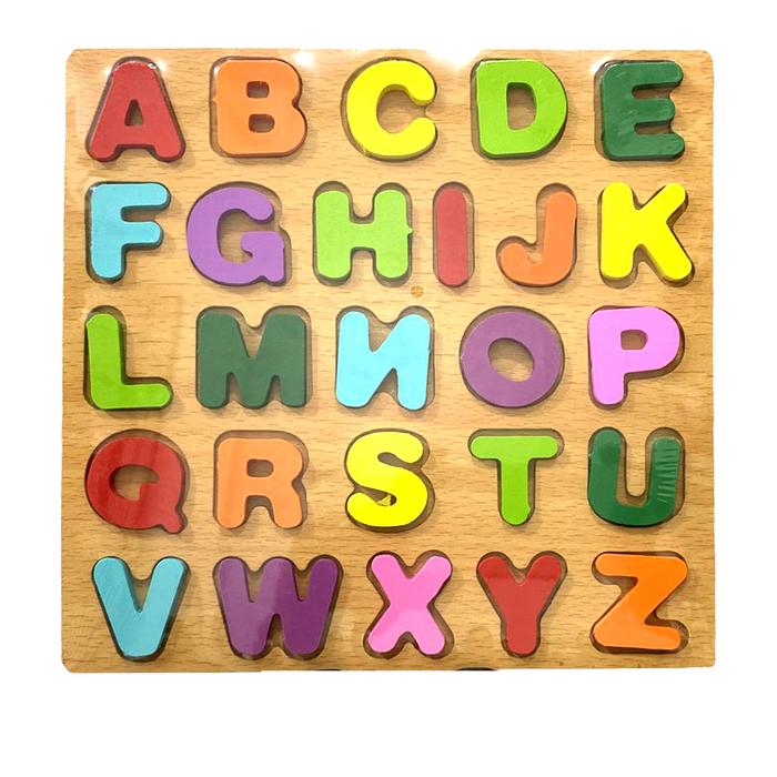 Gambar Mainan Edukasi Puzzle Kayu / Puzzle Kayu Bergambar / kids education - ABCD MOTIF dari Excllent Kids undefined 4 Tokopedia