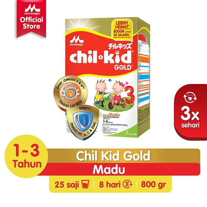Gambar morinaga Chil-Kid 3 Susu Pertumbuhan Anak 1-3 Tahun Madu 800 g dari San Store 65 undefined Tokopedia
