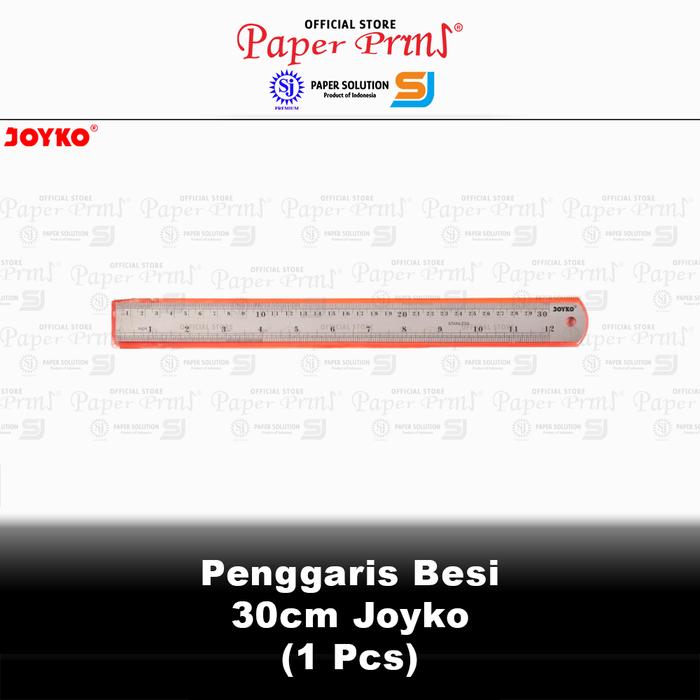 Jual Penggaris Ruler Besi Stainless Steel 30cm Joyko - Jakarta Barat ...