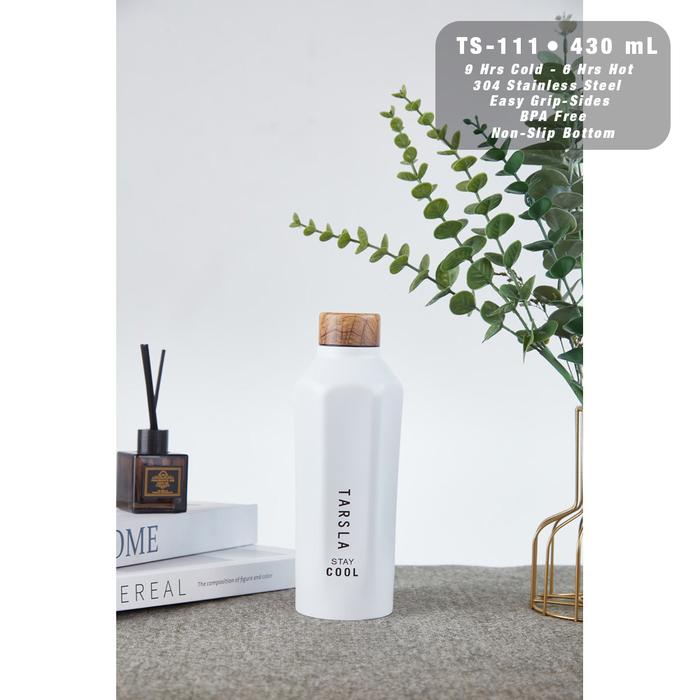 Gambar Thermos TS-111 Stainless Steel Tumbler Printing Series 430ml - Putih Vacuum - Putih dari Ollahomeliving Kota Bogor Tokopedia
