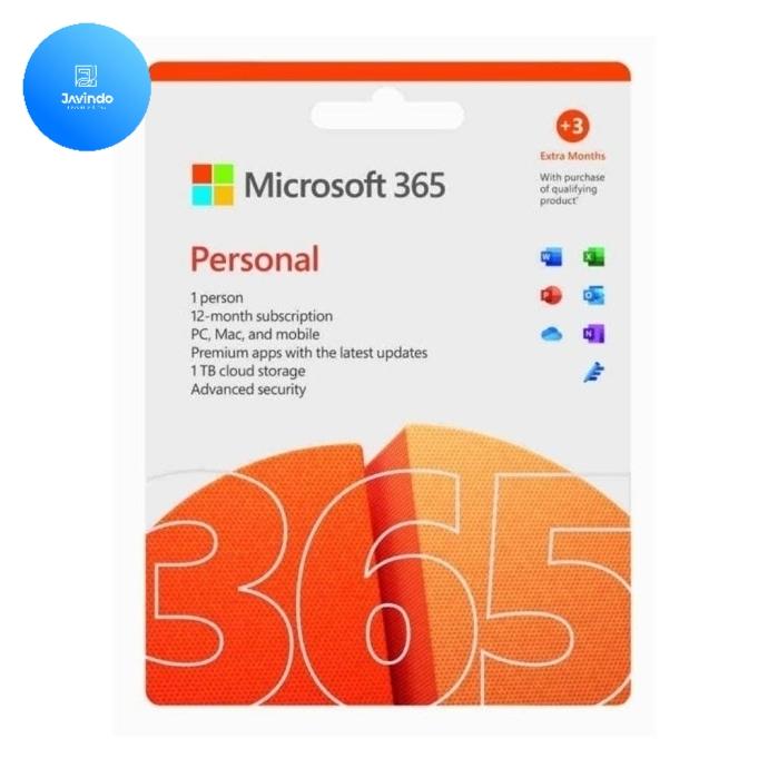 Gambar Software Microsoft Office 365 Personal 2021 dari Javindo Computer undefined Tokopedia
