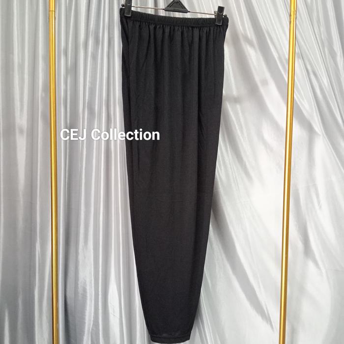 Gambar Celana los panjang (Cumi Polos) - Hitam, XL dari CejCollection undefined Tokopedia