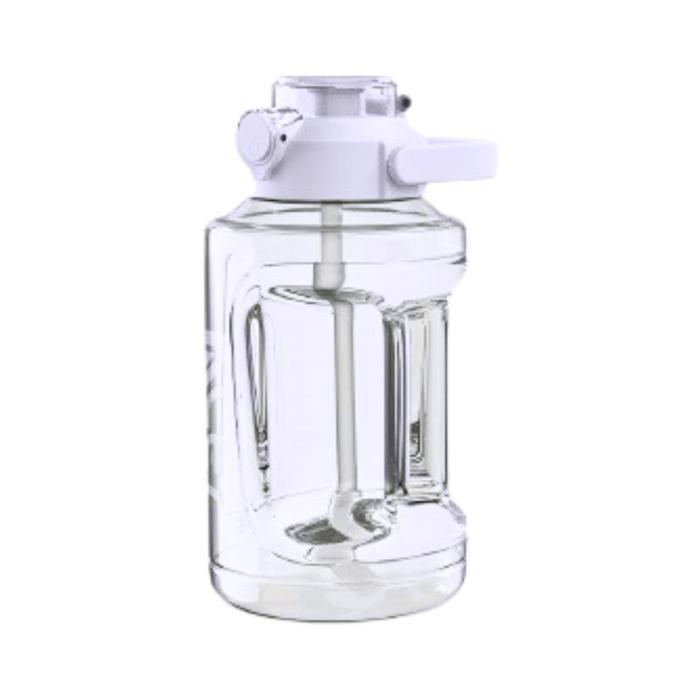 Gambar Botol Minum Tumbler Air Besar Set Sedotan 2,5L Dan 1,5L Sport Water - Putih, 2,5 Liter dari milapurna undefined Tokopedia