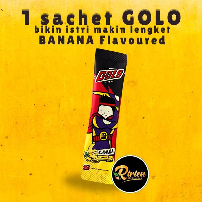 Gambar Mister GOLO Gingseng Korea untuk Vitalitas Stamina Pria per Sachet - 1 SACHET BANANA dari WISH BOYKE ID undefined Tokopedia