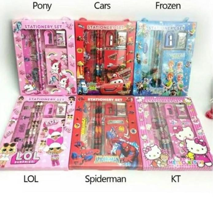 Gambar Paling Dicari Set Alat Tulis Anak Paket Sekolah Stationery Set 6In1 - Frozen dari huzafastore undefined Tokopedia