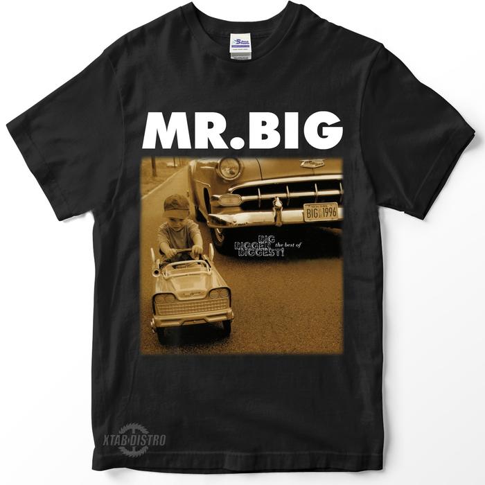 Gambar Kaos MR BIG The best of Premium tshirt mr big wild world - M dari Xtab distro new undefined Tokopedia