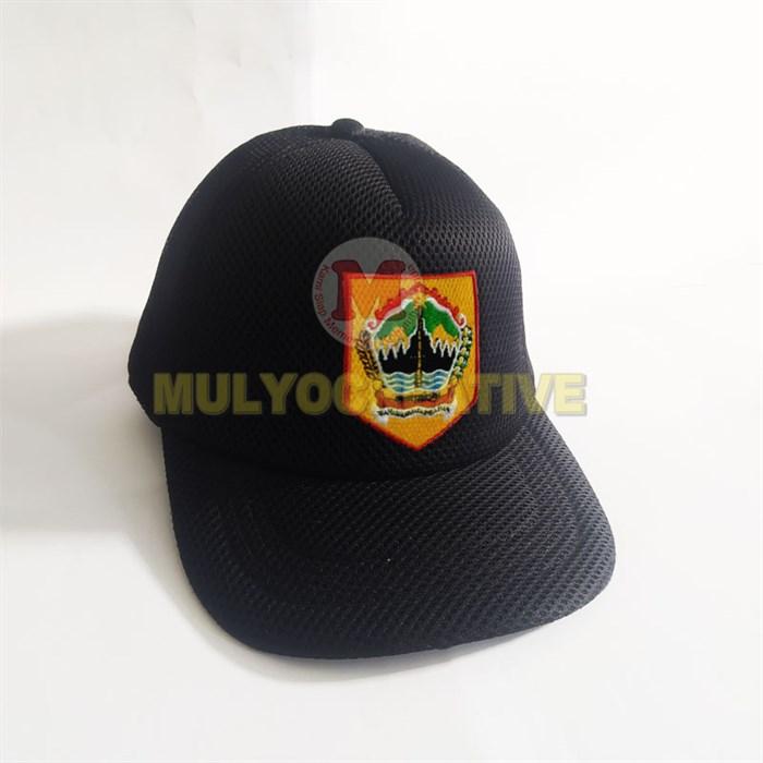 Gambar Topi Jaring Jawa Tengah Lambang Jateng Topi Anti Panas - Hitam dari Mulyocreative co id undefined Tokopedia