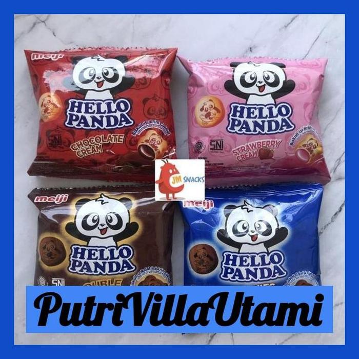Gambar Y9 [PROMO!!] Hello Panda Renceng 10pcsx10gr - biskuit isian nikmat - Strawberry dari PutriVillaUtami undefined Tokopedia