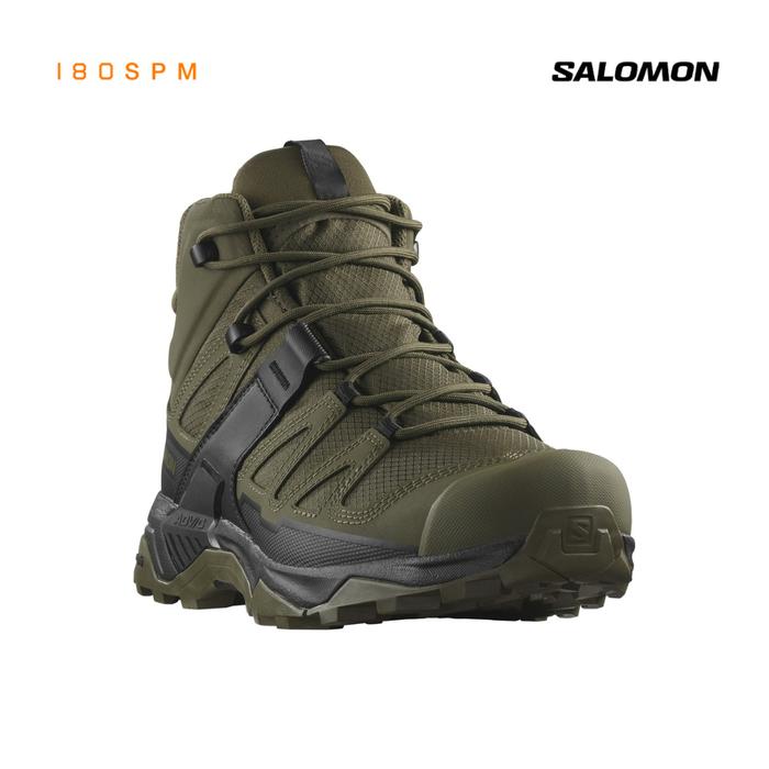 Gambar Hiking Shoes SALOMON X Ultra Forces MID - RENGGER GREEN, 41 1/3 dari 180 SPM OFFICIAL undefined Tokopedia