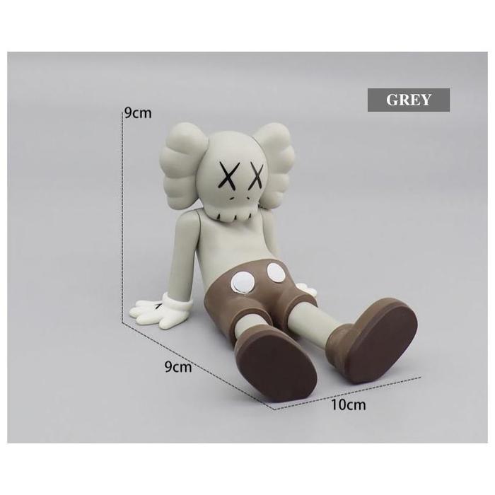 Gambar Kaws Action Figure Pajangan Dashboard Mobil Ornamen Lucu Hiasan - Grey dari VROZY SHOP undefined Tokopedia