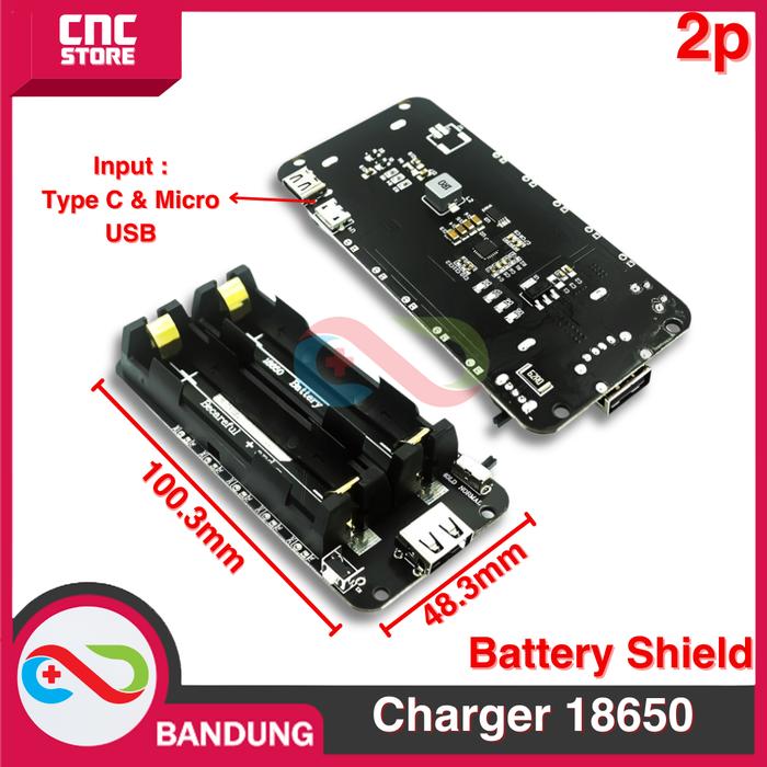 Wemos Battery Shield V3 Per ESP32 E Raspberry Pi &ndash; Alimentazione A Batteria &ndash; Nuovo
