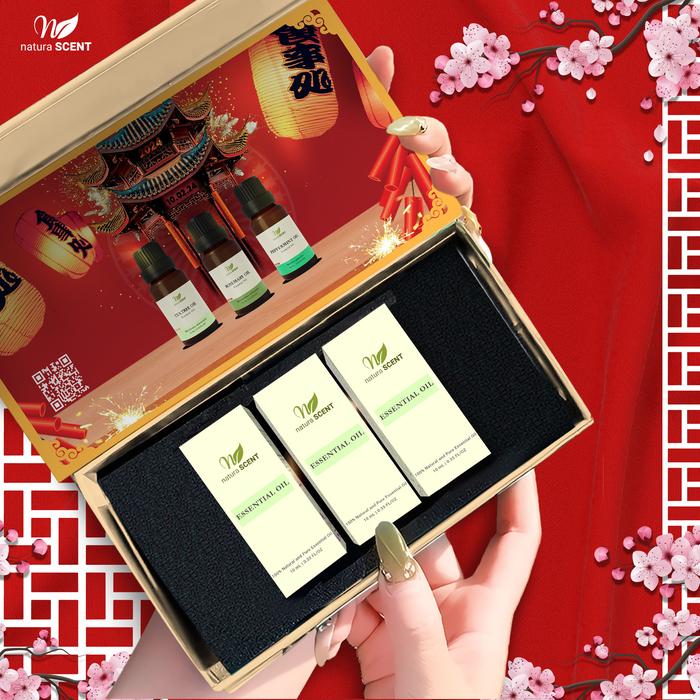 Gambar NaturaScent HAMPERS IMLEK 2024 Set Essential Oil / Hampers CNY - Mini dari Natura Scent undefined Tokopedia