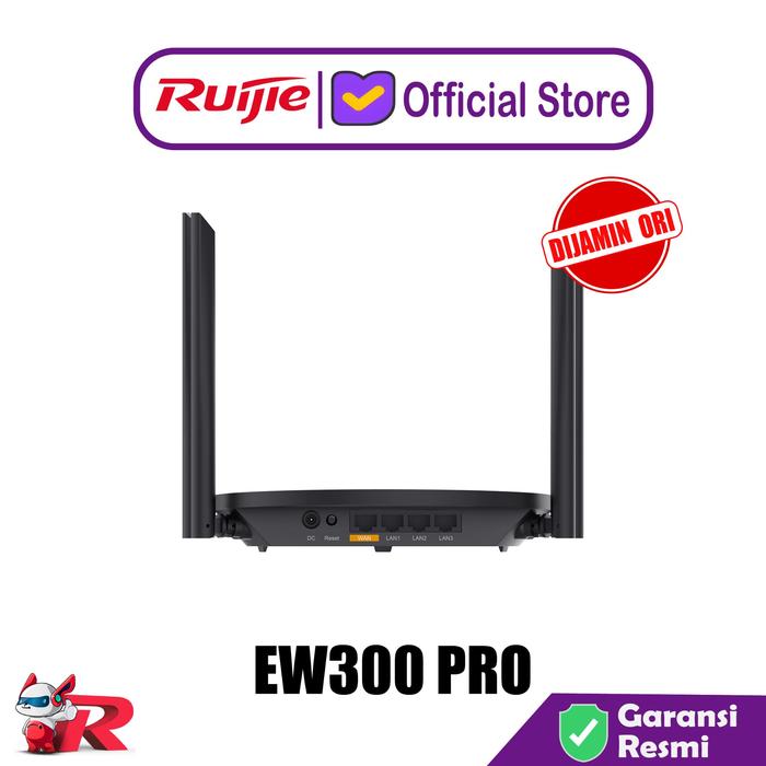 Router Ruijie RG-EW300 PRO - Velocità 1 Gbps - Con Spina Europea - Ideale Per Casa E Ufficio