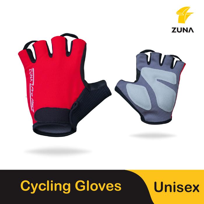Gambar Zuna Gloves Cycling Men Pro race - Merah, M dari ZUNA Gloves undefined Tokopedia