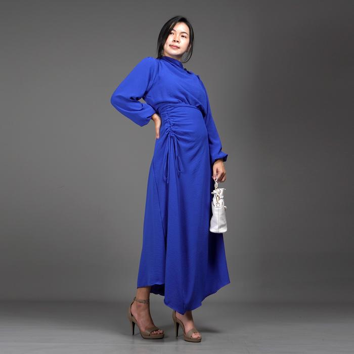 Gambar Okechuku HALTERIA Long Dress Hitam Gaun Polos Dress Hijab - HITAM - Birel dari Okechuku undefined Tokopedia