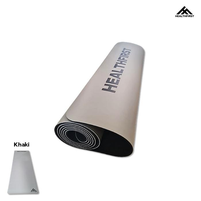 Gambar Yoga Mat Sweat Grip Premium HealthFirst | Non-Slip Matras Yoga Pilates - Khaki dari Healthfirst Sports Shop undefined Tokopedia