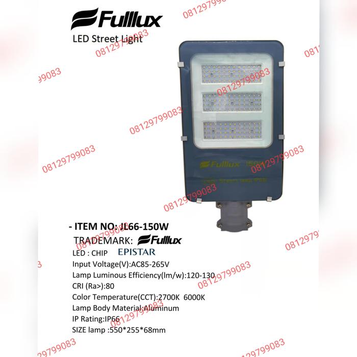 Gambar lampu led 50w 100w 150w 200w 250w pju jalan street light fullux smd - PJU FULLUX 50W dari Deltaled undefined 4 Tokopedia