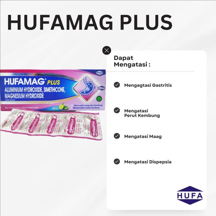 Gambar Hufamag Plus Box Isi 100 Tablet dari Aman Farma Online undefined Tokopedia
