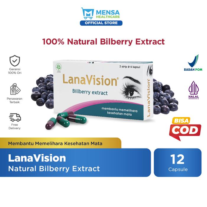 Gambar [Bundling Hemat] LanaVision Bilberry extract - single - 1 box dari Mensa Healthcare undefined Tokopedia
