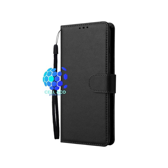 Gambar Flip Cover itel P55 5G Premium Leather Wallet Casing hp Flip Case - Hitam dari CELL &Co undefined Tokopedia