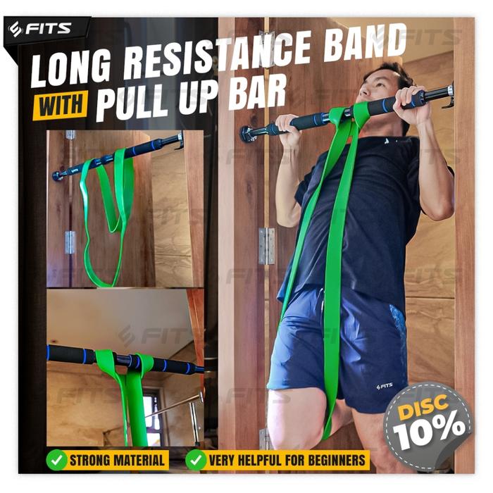 Gambar SFIDN FITS Premium Long Resistance Band | Power Band | Karet Fitness - Large+PullUp62 dari SFIDN FITS Shop undefined Tokopedia