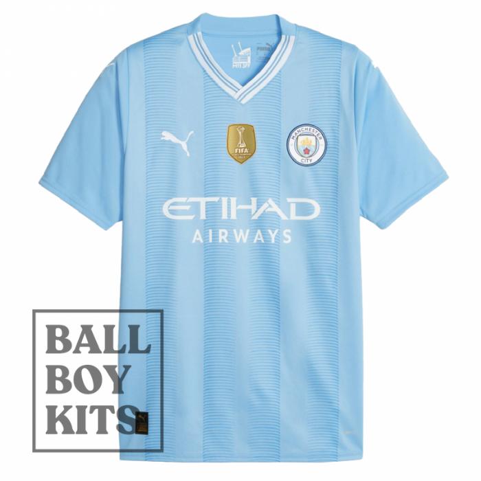 Gambar Original Manchester Cityyy CWC 2023-24 Home Kit Stadium Jersey - ADD CWC, L dari Ball Boy Kits Store undefined Tokopedia