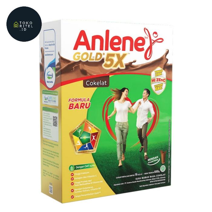 Gambar ANLENE GOLD 5x 885g All Varian/Susu Dewasa Anlene Gold Original 600gr - COKLAT, 600 gram dari Toko Ritel Indonesia undefined Tokopedia