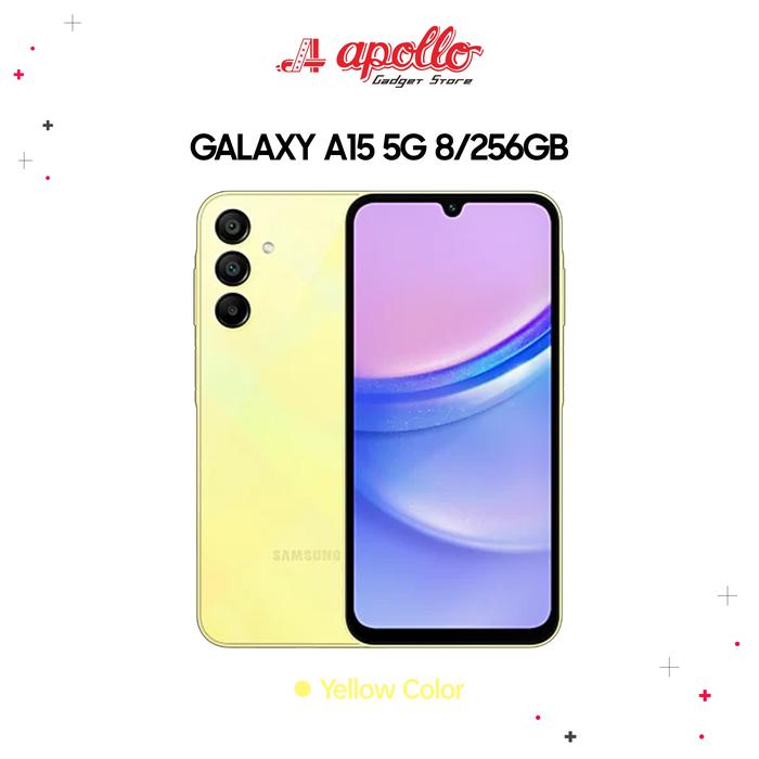 Gambar Samsung Galaxy A15 5G 8/256GB Garansi Resmi SEIN - Yellow dari ApolloGadgetStore.id undefined Tokopedia